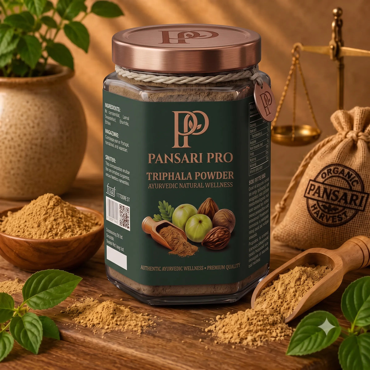 Premium Raw Triphala Powder (Churna)
